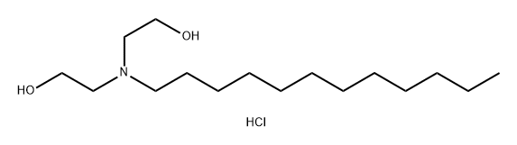 Ethanol, 2,2'-(dodecylimino)bis-, hydrochloride (1:1) 结构式