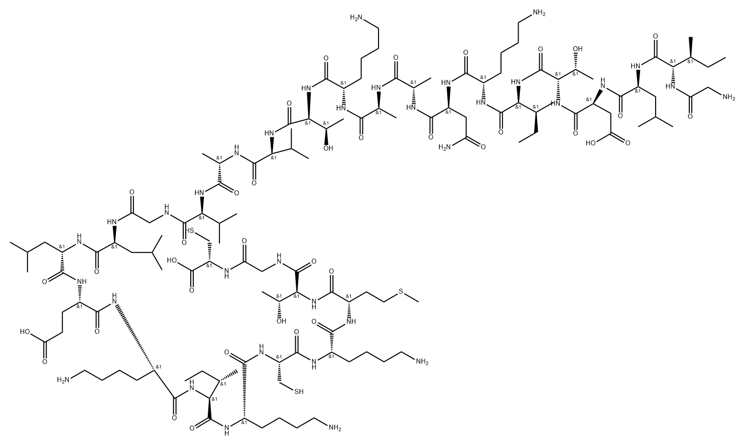 Ranatuerin-2ARb,511270-30-7,结构式