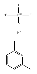 Pyridine, 2,6-dimethyl-, tetrafluoroborate(1-) (1:1) Structure