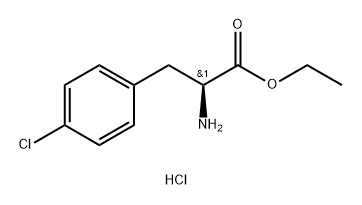 4-chloro- L-Phenylalanine, ethyl ester, hydrochloride (1:1) Structure