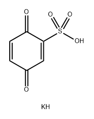 1,4-Cyclohexadiene-1-sulfonic acid, 3,6-dioxo-, potassium salt (1:1) Struktur