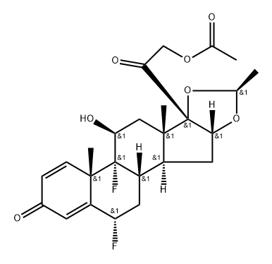 51372-50-0 Pregna-1,4-diene-3,20-dione, 21-(acetyloxy)-16,17-[ethylidenebis(oxy)]-6,9-difluoro-11-hydroxy-, [6α,11β,16α(S)]- (9CI)