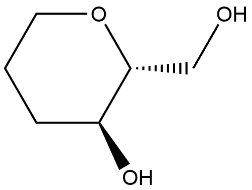 (R)-(Tetrahydro-2H-pyran-2-yl)methanol 结构式