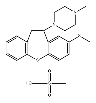 51482-89-4 Piperazine, 1-[10,11-dihydro-8-(methylthio)dibenzo[b,f]thiepin-10-yl]-4-methyl-, methanesulfonate (9CI)