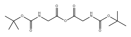 Glycine, N-[(1,1-dimethylethoxy)carbonyl]-, 1,1'-anhydride 结构式