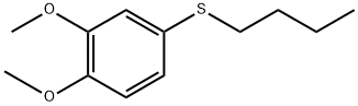 butyl(3,4-dimethoxyphenyl)sulfane Structure