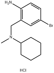 Benzenemethanamine, 2-amino-5-bromo-N-cyclohexyl-N-methyl-, hydrochloride (1:1)|溴己新杂质09