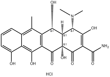 Dehydrotetracycline Hydrochloride (Technical Grade) Structure