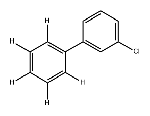 1,1'-Biphenyl-2,3,4,5,6-d5, 3'-chloro- (9CI) Structure