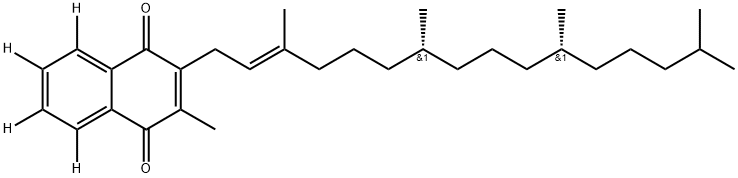 维生素K1(维生素K1),5172-18-9,结构式