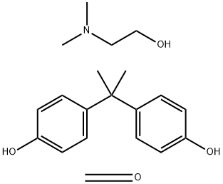 Formaldehyde, polymer with 2-(dimethylamino)ethanol and 4,4'-(1-methylethylidene)bis[phenol] Structure