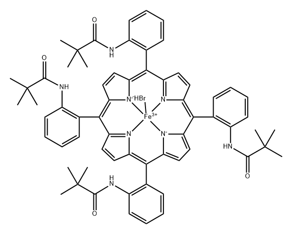 52215-70-0 iron (III) alpha, alpha, alpha, alpha-tetrakis(2-pivalamidophenyl)porphyrin bromide