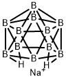 Undecaborate(1-), tetradecahydro-, sodium (1:1) Structure