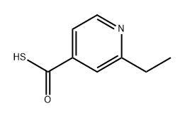 2-Ethylpyridine-4-carbothioic S-acid Structure