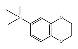 (2,3-dihydrobenzo[b][1,4]dioxin-6-yl)trimethylsilane Structure