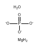 Magnesium oxide phosphate Struktur