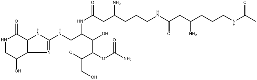 N-beta-acetylstreptothricin E 化学構造式