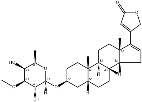 Dehydroadynerigenin digitaloside Structure