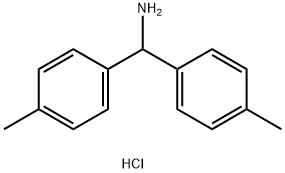 Benzenemethanamine, 4-methyl-α-(4-methylphenyl)-, hydrochloride (1:1),5267-51-6,结构式