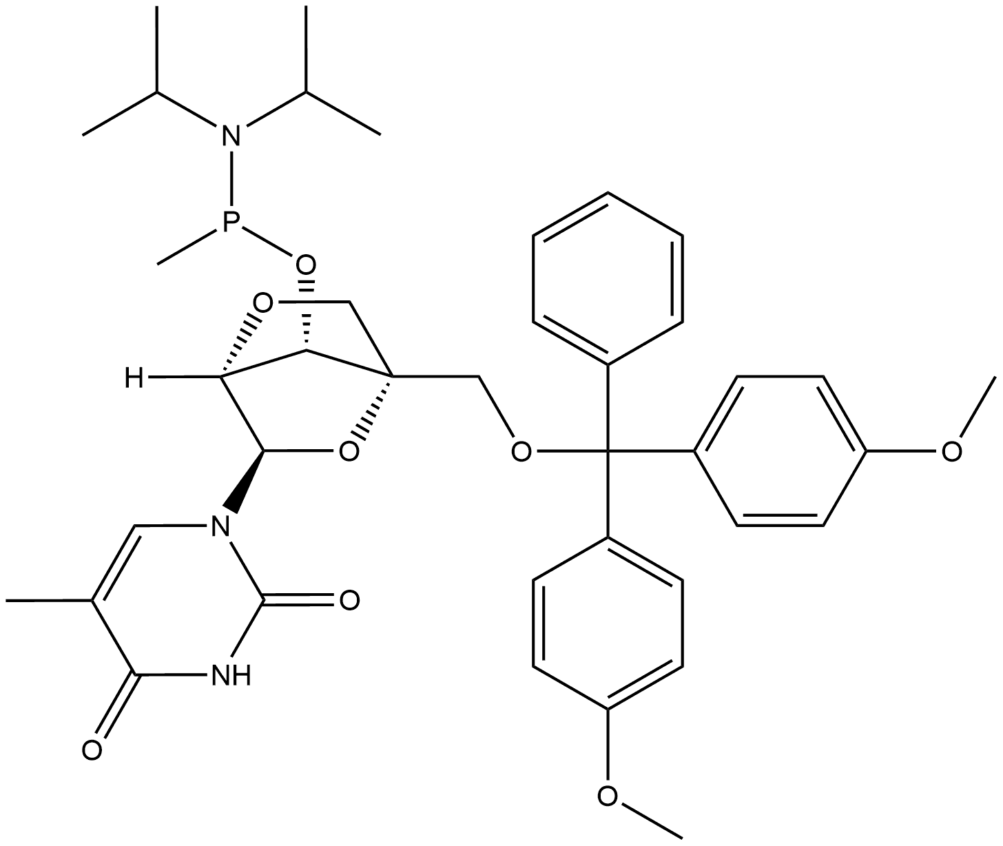 527699-22-5 5’-O-DMTr-LNA-5MeU-methyl phosphonamidite