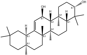3β,11α-Dihydroxyoleana-12-ene Struktur