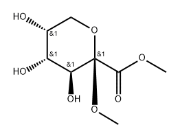 ba-D-arabino-2-Hexulopyranosidonic acid, methyl, methyl ester (9CI)|