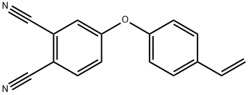 4-(4-乙烯基苯氧基)-1,2-苯二甲腈,528596-03-4,结构式