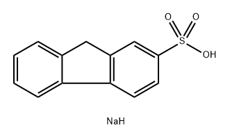 9H-芴-2-磺酸钠 结构式