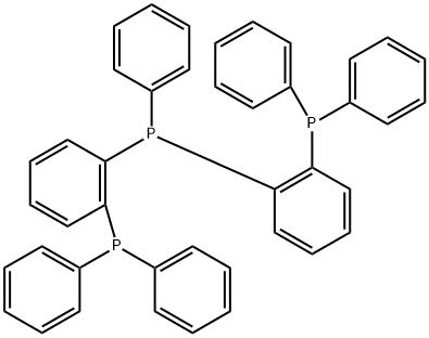 Phosphine, bis[2-(diphenylphosphino)phenyl]phenyl- Structure