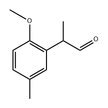 2-(2-甲氧基-5-甲基苯基)丙醛,53155-90-1,结构式