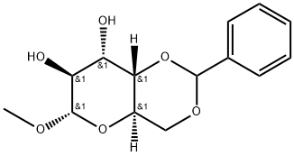 .alpha.-D-Altropyranoside, methyl 4,6-O- (phenylmethylene)-,5328-47-2,结构式