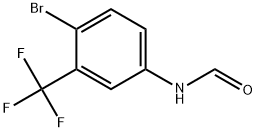 N-[4-bromo-3-(trifluoromethyl)phenyl]formamide Structure