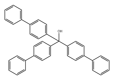 TRIS-BIPHENYL-4-YL-METHANOL,5341-14-0,结构式