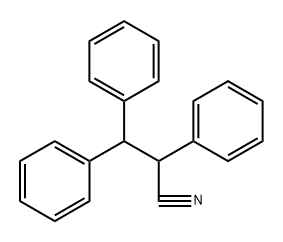 Benzenepropanenitrile, a,b-diphenyl- Structure