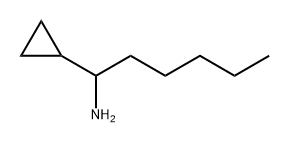 1-Cyclopropylhexan-1-amine Structure