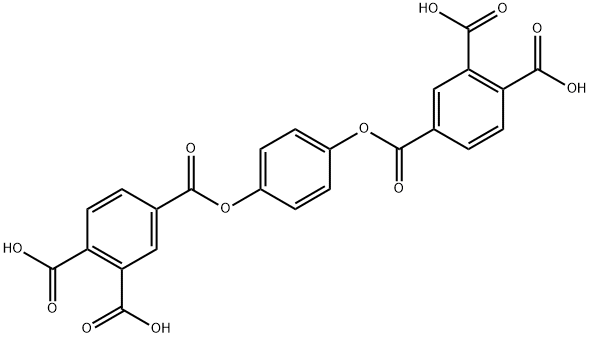 1,2,4-Benzenetricarboxylic acid, 4,4'-(1,4-phenylene) ester (9CI) Structure