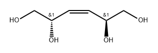 D-threo-Hex-3-enitol, 3,4-dideoxy-, (Z)- 化学構造式