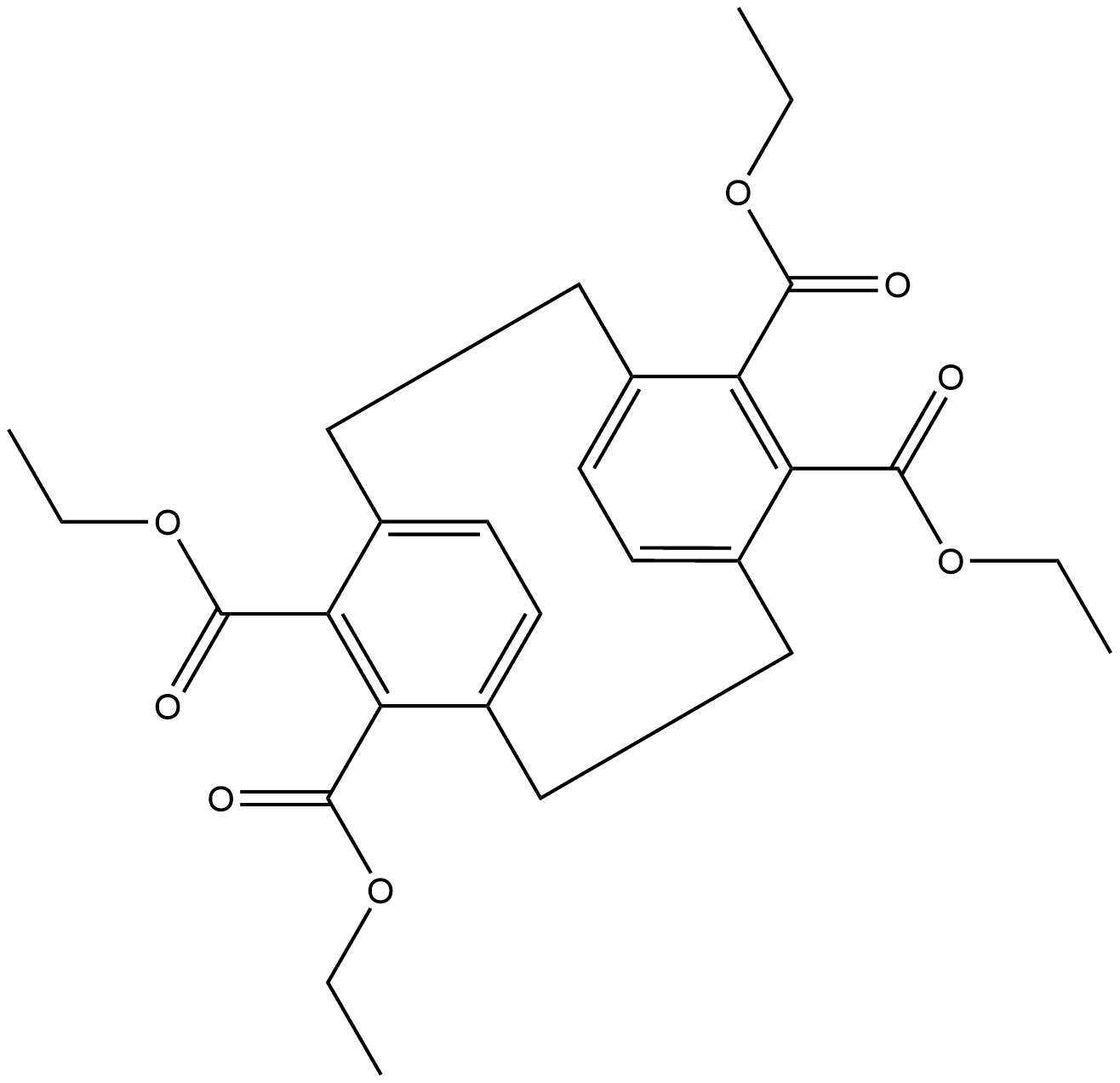 Tricyclo[8.2.2.24,7]hexadeca-4,6,10,12,13,15-hexaene-5,6,11,12-t,53922-62-6,结构式