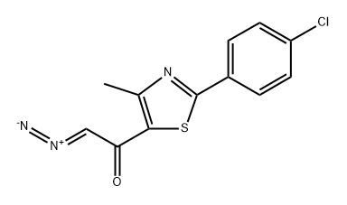 Ethanone, 1-[2-(4-chlorophenyl)-4-methyl-5-thiazolyl]-2-diazo-