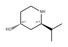 (2R, 4R)-2-Isopropyl-piperidin-4-ol Struktur