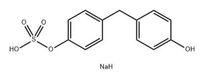 Bisphenol F Monosulfate Sodium Salt Structure