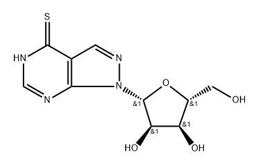 thiopurinol ribonucleoside,54524-71-9,结构式