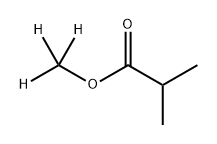 Propanoic acid, 2-methyl-, methyl-d3 ester (9CI) Structure