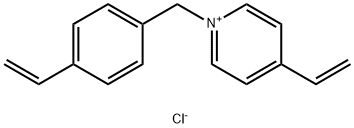 4-乙烯基-1-[(4-乙烯基苯基)甲基]吡啶氯化物(1:1),54675-97-7,结构式
