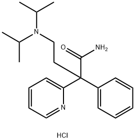 2-Pyridineacetamide, α-[2-[bis(1-methylethyl)amino]ethyl]-α-phenyl-, hydrochloride (1:1)|