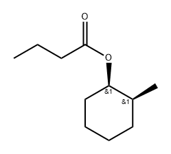 rel-Butanoic acid (1S*)-2α*-methylcyclohexane-1α*-yl ester,54714-35-1,结构式