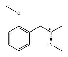 d-Methoxyphenamine 化学構造式