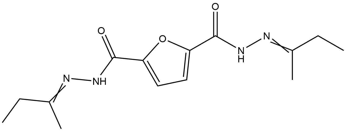 2-N,5-N-bis[(Z)-butan-2-ylideneamino]furan-2,5-dicarboxamide|