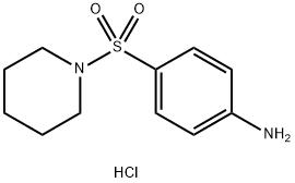Benzenamine, 4-(1-piperidinylsulfonyl)-, hydrochloride (1:1) Structure
