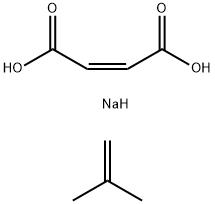 ISOBUTYLENE/SODIUM MALEATE COPOLYMER Structure